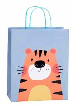 SACOLA PRESENTE BABY ZOO 25,5X21X10CM